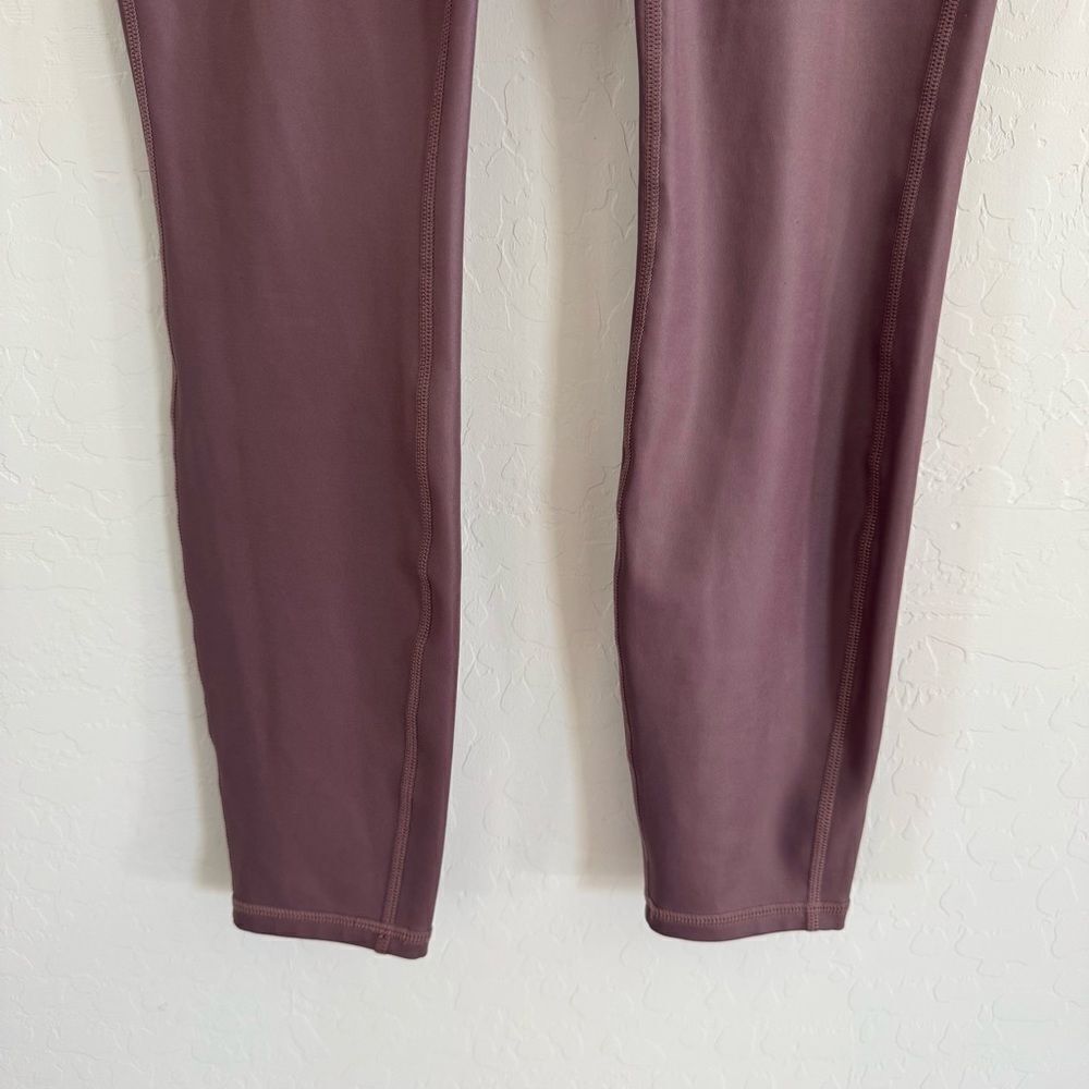 Athleta High Rise Chaturanga Shine Tight Mauve Purple #869055 Womens Size M - Picture 6 of 10
